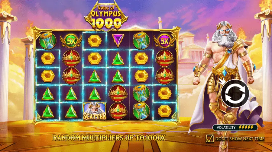 Gates of Olympus 1000 Slots